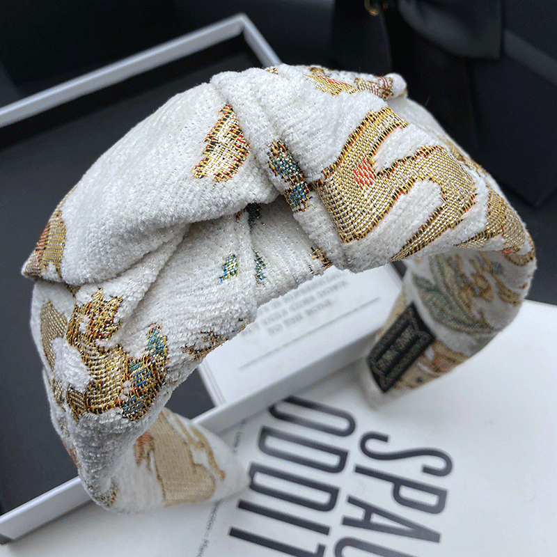 Embroidery Hooping - Modieuze haarspeld met borduurwerk, dames hoofdband