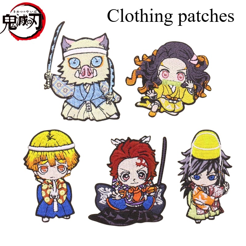 Embroidery Patch - Demon Slayer Kamado Tanjirou Kamado Nezuko