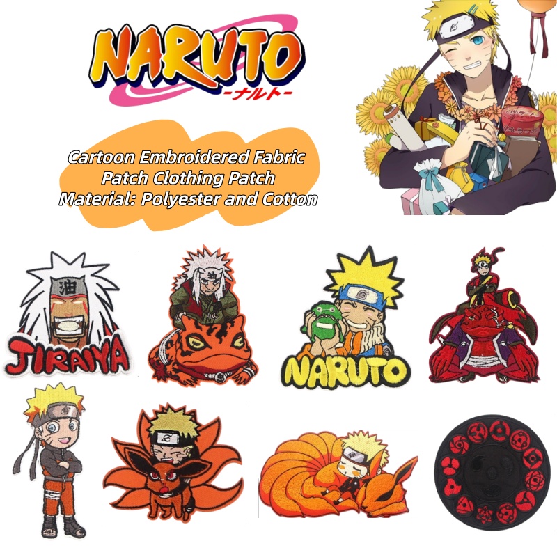 Embroidery Patch - Naruto Japanse stijl cartoon anime gepersonaliseerde