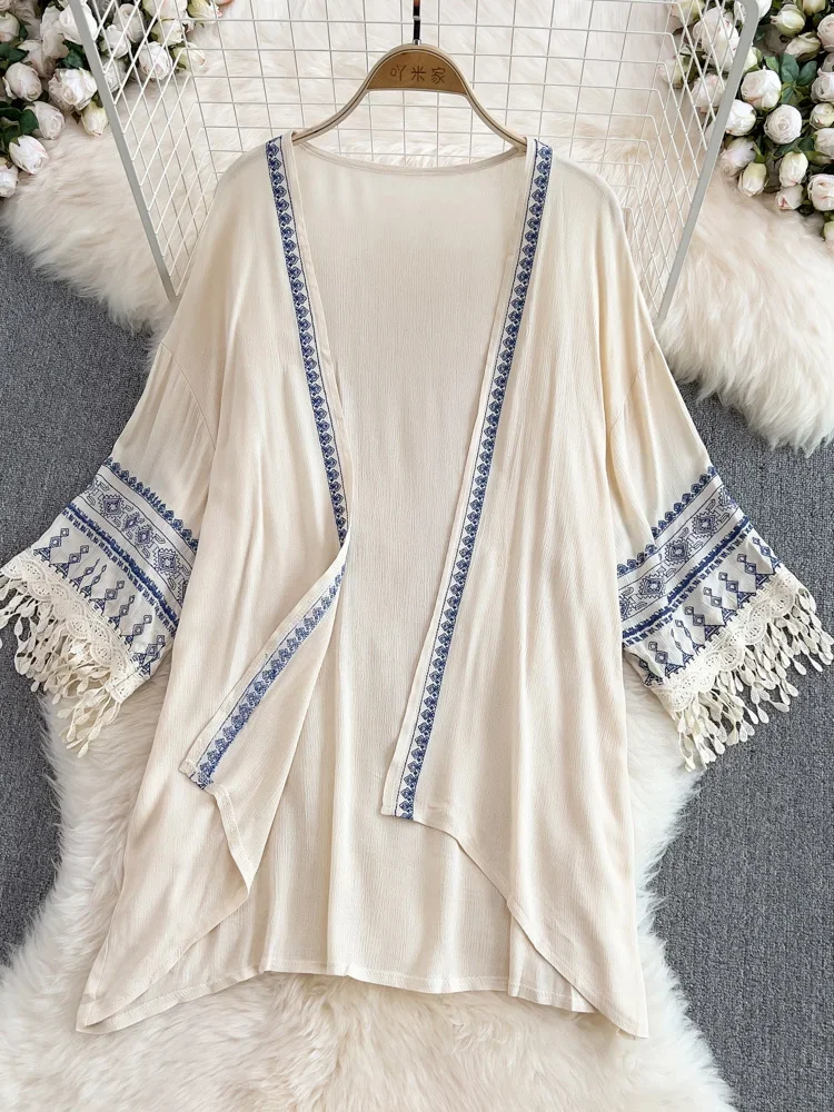 Zomer Boheemse Etnische Stijl  - Embroidery Zig Zag Stitch recensie en prijs