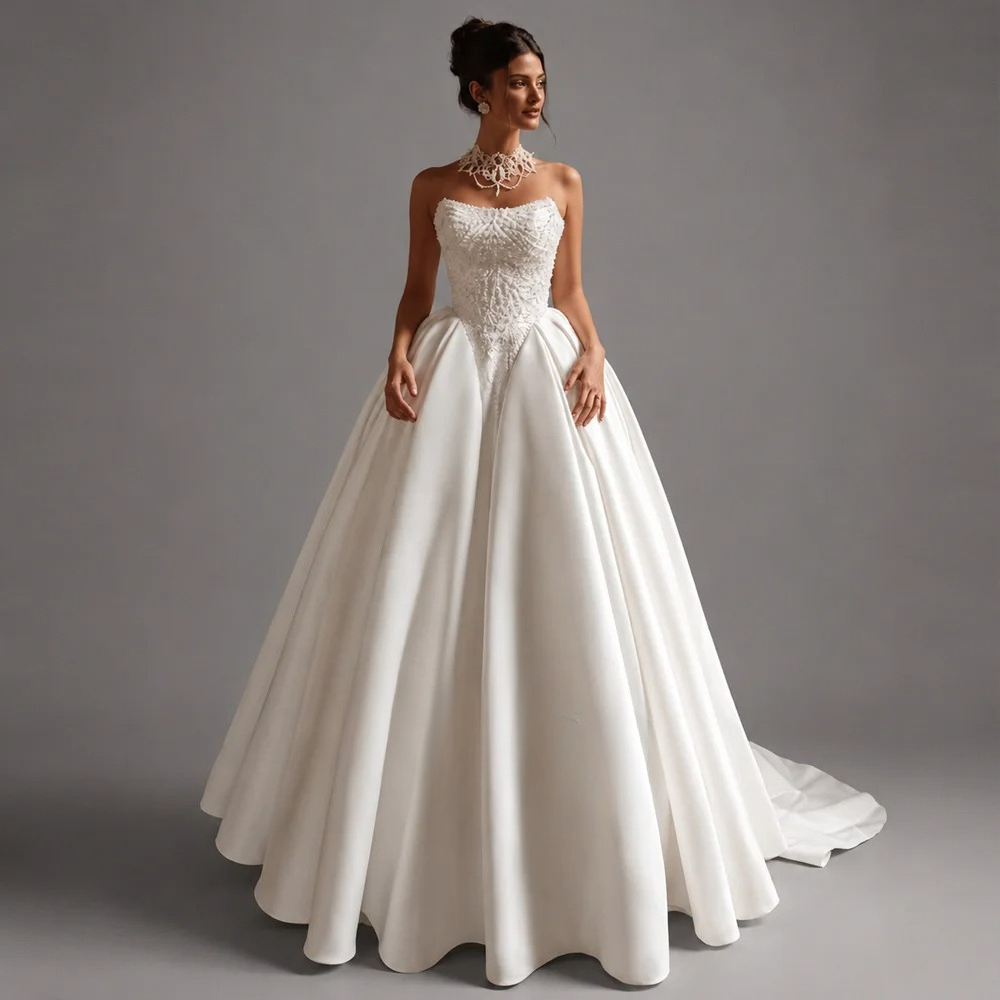 Op maat gemaakte elegante trou - Embroidery Online Design recensie en prijs