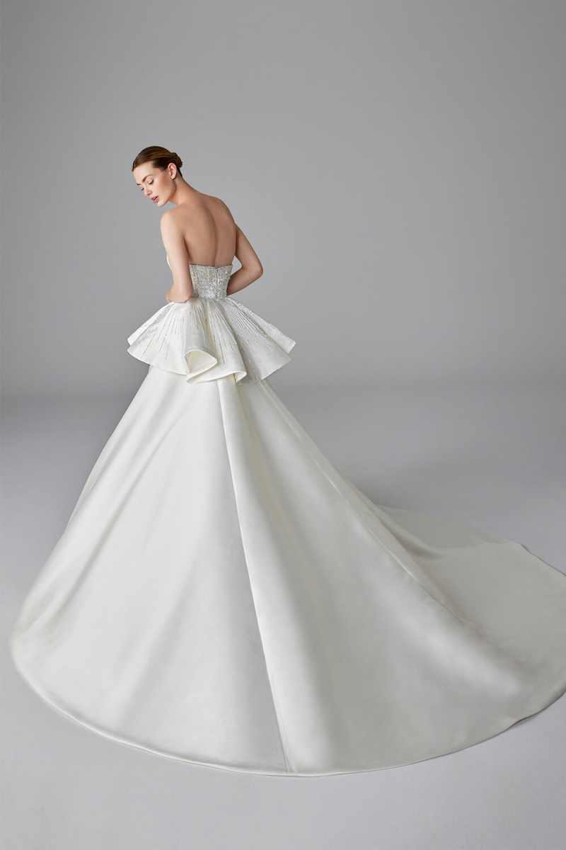 Elegante trouwjurk A-lijn sati - Embroidery Online Design recensie en prijs