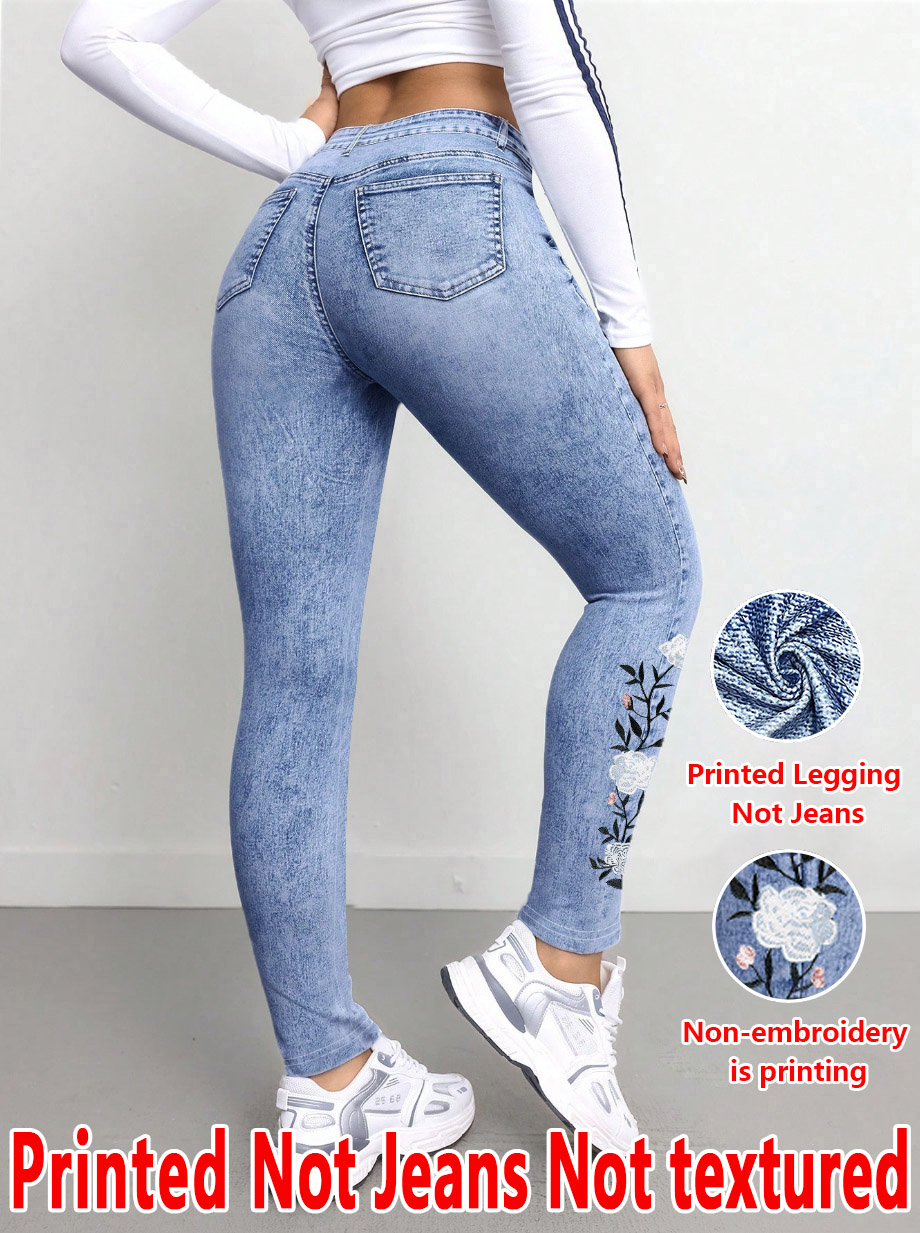 1293 [Bedrukte broek - geen de - Embroidery Effect recensie en prijs