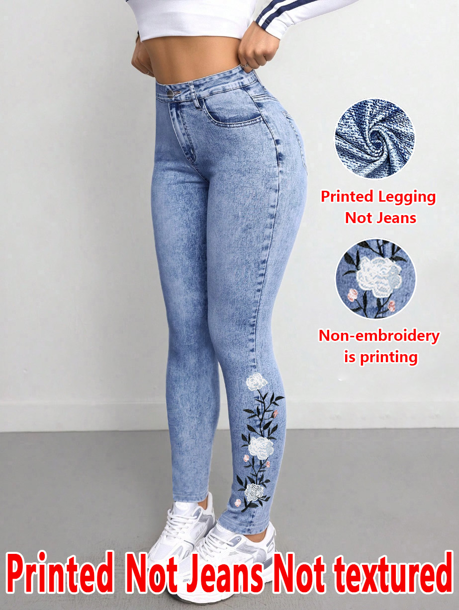 1293 [Bedrukte broek - geen de - Embroidery Effect recensie en prijs