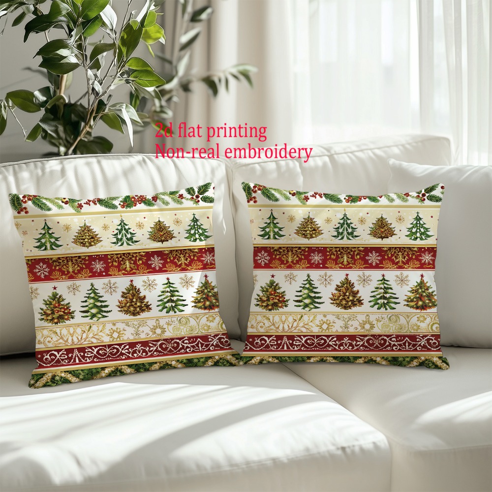 2 stuks, 2D platte vrolijke ke - Embroidery Xmas Tree recensie en prijs