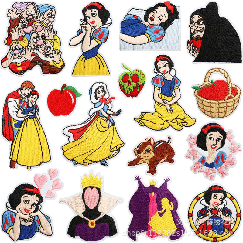 15 stks Sneeuw Prinses Borduur - Embroidery Patch recensie en prijs