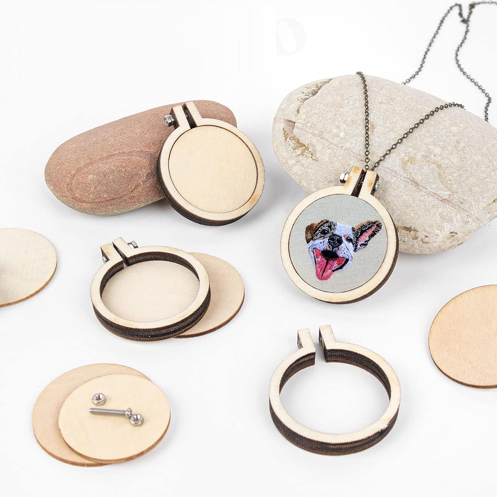 10 Stuks Mini Borduurring Hout - Embroidery Hooping recensie en prijs
