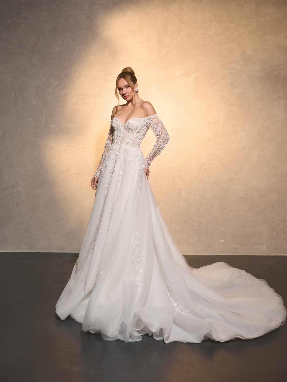 Elegante trouwjurk A-lijn Kant - Embroidery Online Design recensie en prijs