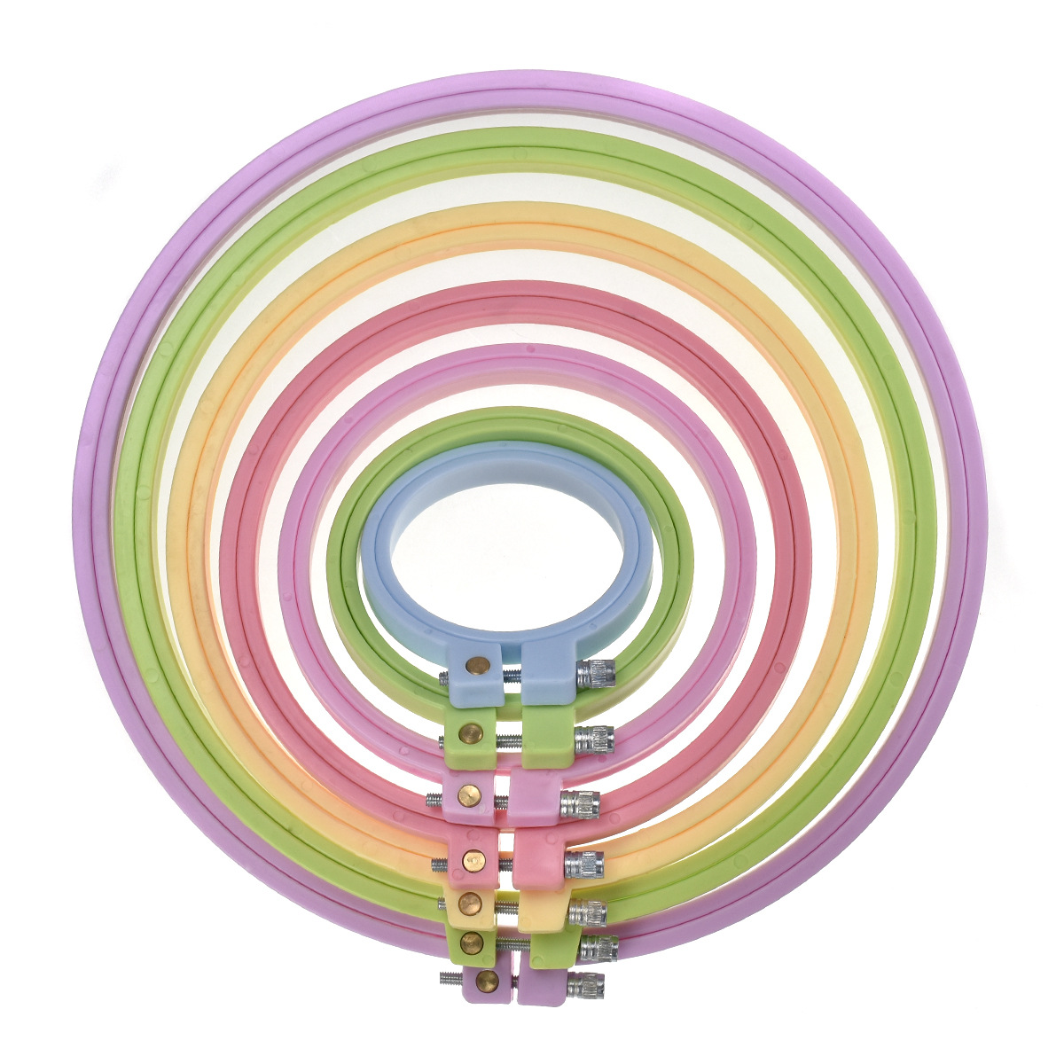 1/7 stuks 7-25cm Plastic Bordu - Embroidery Hooping recensie en prijs
