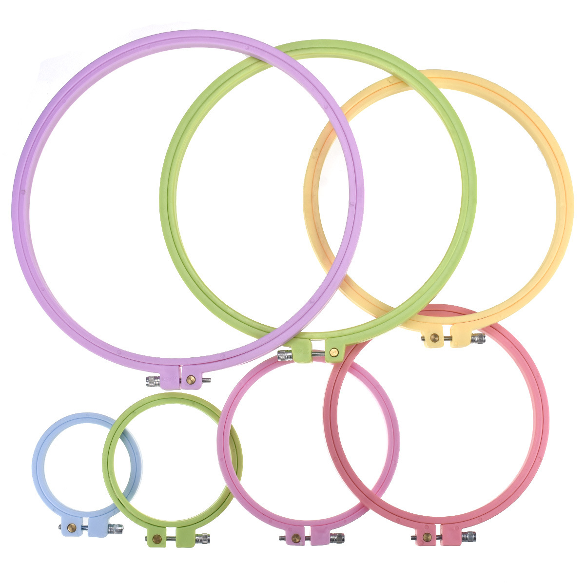 1/7 stuks 7-25cm Plastic Bordu - Embroidery Hooping recensie en prijs