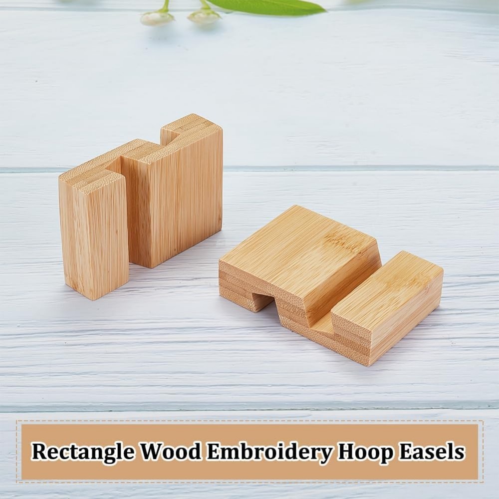 4 stuks borduurring houten bas - Embroidery Hooping recensie en prijs