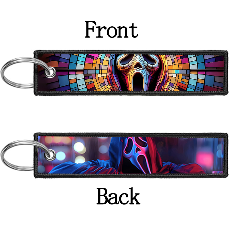 GHOST FACE sleutelhanger voor  - Embroidery Gift recensie en prijs