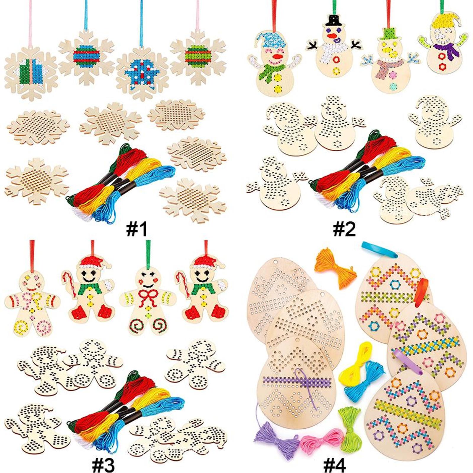 Kruissteek hangende hanger paa - Embroidery Xmas Tree recensie en prijs