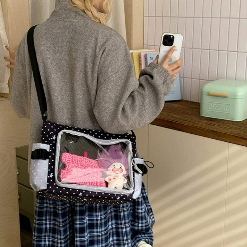 Crossbody-schoudertas met stip - Embroidery Keychain recensie en prijs