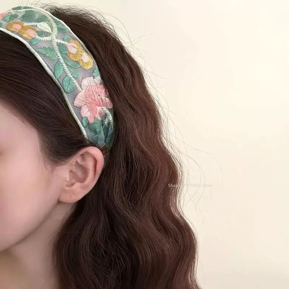 Lente kantborduurwerk bloemenh - Embroidery Hooping recensie en prijs