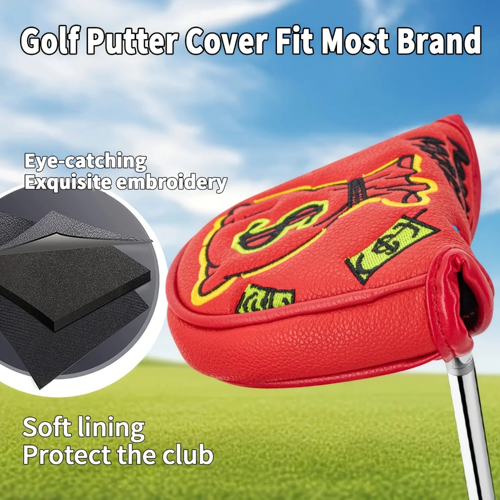 Golfputterhoes |   Halfronde P - Embroidery Gift recensie en prijs