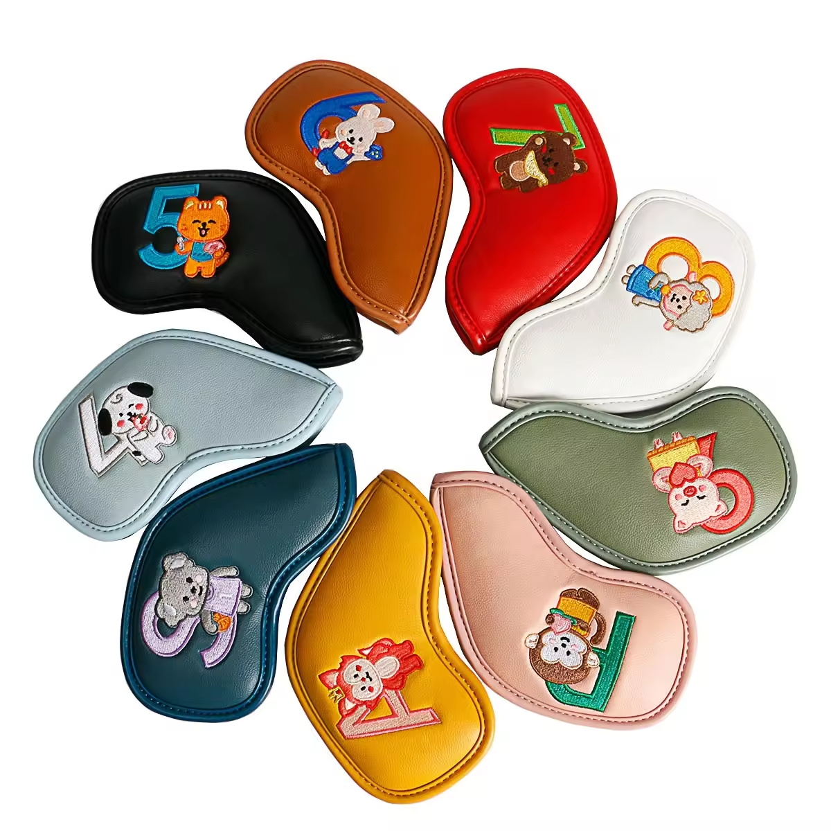 9 stuks schattige cartoon dier - Embroidery Gift recensie en prijs