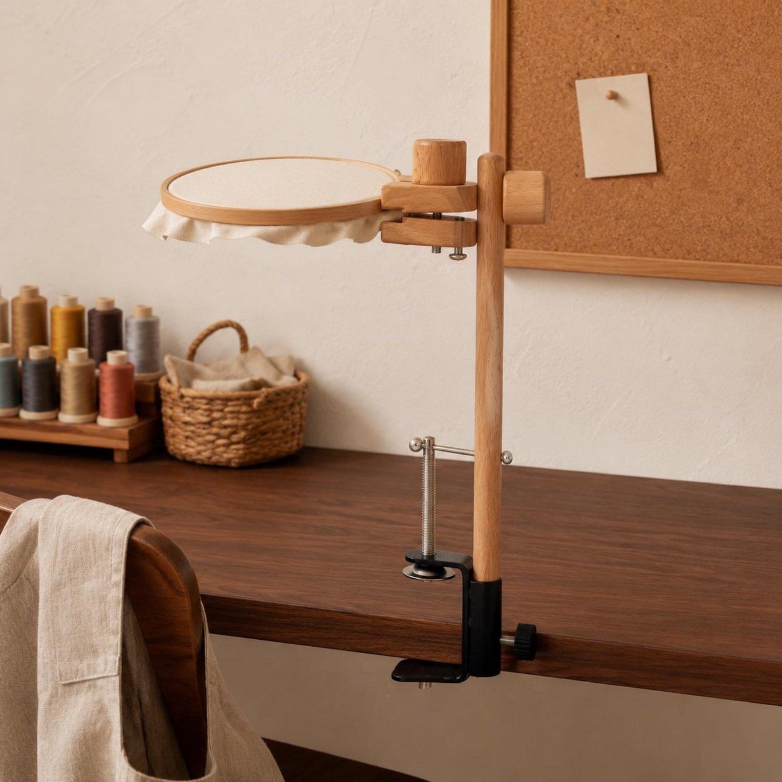 Houten bureau borduurhoepel fr - Embroidery Hooping recensie en prijs